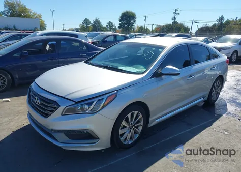 2015 Hyundai Sonata Sport из США, поврежденный, VIN 5NPE34AF4FH057434